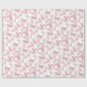 Rosa Christstollen-Weihnachtspapier Geschenkpapier (Flach)
