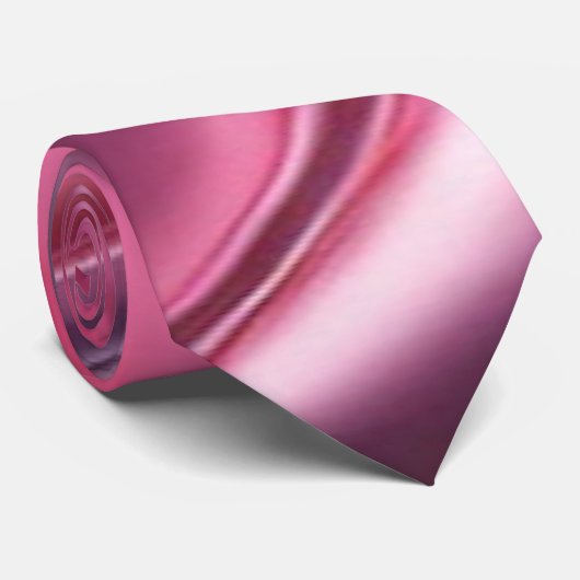 Rosa Chrom lila Strömungen Krawatte (Gerollt)
