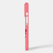 Rosa Chrysantheme Case-Mate iPhone Hülle (Rückseite / Links)