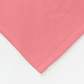 Rosa Chrysantheme  Fleecedecke (Ecke)