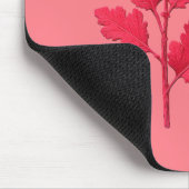 Rosa Chrysantheme Mousepad (Ecke)