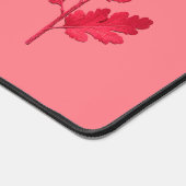 Rosa Chrysantheme Schreibtischunterlage (Ecke)