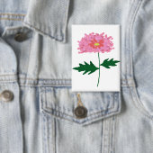 Rosa Chrysanthemen-Blumengeschenk Button (Insitu)