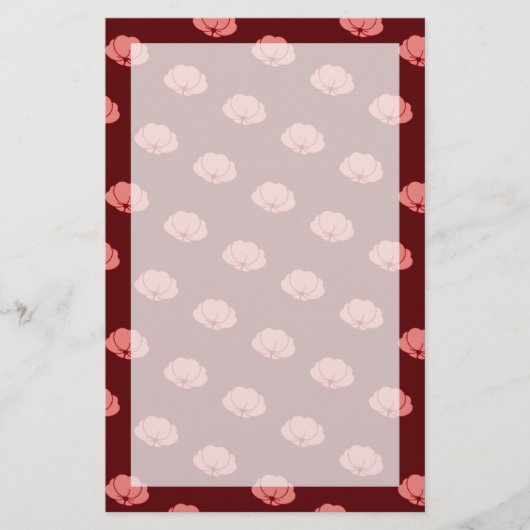 Rosa Chrysanthemum-Blume Briefpapier (Vorderseite)