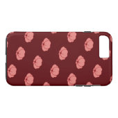 Rosa Chrysanthemum-Blume Case-Mate iPhone Hülle (Rückseite (Horizontal))