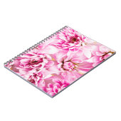 Rosa Chrysanthemum-Blume Notizblock (Linke Seite)