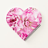 Rosa Chrysanthemum-Blume Notizblock (Rückseite)