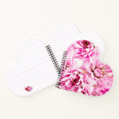 Rosa Chrysanthemum-Blume Notizblock (Innenseite)