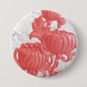Rosa Chrysanthemum Button (Vorderseite)