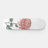 Rosa Chrysanthemum Globe Blume Skateboard (Horizontal)