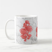 Rosa Chrysanthemum Kaffeetasse (Links)