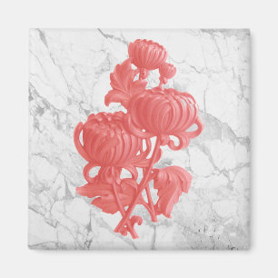 Rosa Chrysanthemum Magnet