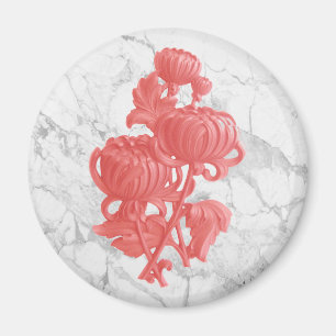 Rosa Chrysanthemum Magnet
