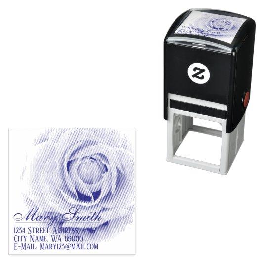 Rosa Climbing Blue Moon Permastempel (Beispiel)