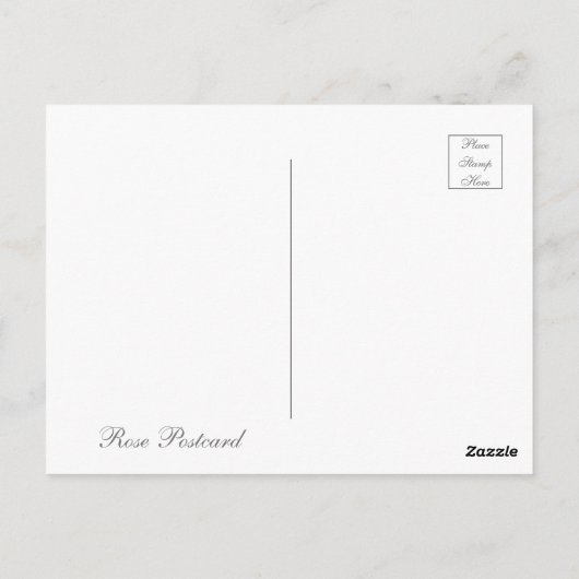 Rosa Climbing Präsident Léopold Senghor Postkarte (Rückseite)