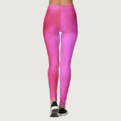 Rosa Cloud Abstrakt Leggings (Rückseite)