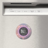 rosa Cloud Light Ring Message Magnet (In Situ (Geschirrspüler))