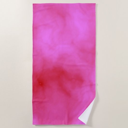Rosa Cloud Strandtuch (Vorderseite)