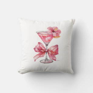Rosa Cocktail dekorativ Kissen