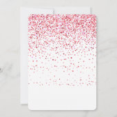 Rosa Cocktail Party Drinks Einladung (Rückseite)