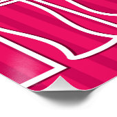 Rosa Cocktail Party Poster (Ecke)