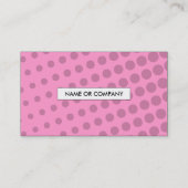 rosa Code des Halbtonbild QR Visitenkarte (Rückseite)