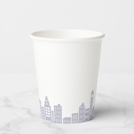 Rosa Comic Buch Superhero Geburtstag Pappbecher (Rückseite)