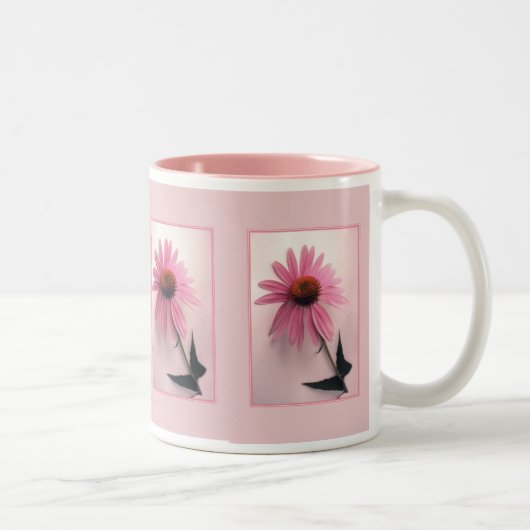 Rosa Coneflower Tasse (Rechts)