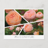 Rosa Confiture Postkarte (Vorderseite)
