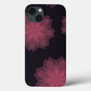 Rosa, cool, trendige, moderne Abstraktion der Blum Case-Mate iPhone Hülle