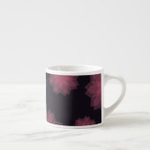 Rosa, cool, trendige, moderne Abstraktion der Blum Espressotasse (Rechts)