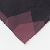 Rosa, cool, trendige, moderne Abstraktion der Blum Fleecedecke (Ecke)