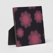 Rosa, cool, trendige, moderne Abstraktion der Blum Fotoplatte (Vorderseite)
