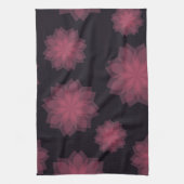 Rosa, cool, trendige, moderne Abstraktion der Blum Geschirrtuch (Vertikal)