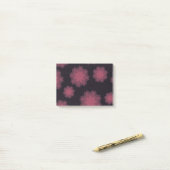 Rosa, cool, trendige, moderne Abstraktion der Blum Post-it Klebezettel (Auf Schreibtisch)