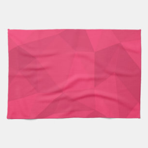 Rosa, coole, einzigartige, trendige Dreieck-Abbild Geschirrtuch