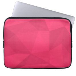 Rosa, coole, einzigartige, trendige Dreieck-Abbild Laptopschutzhülle