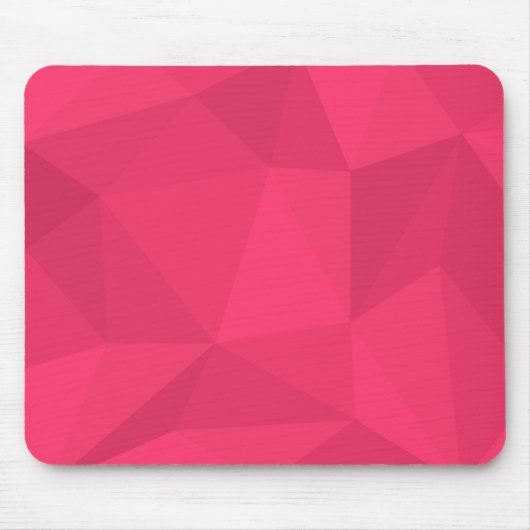 Rosa, coole, einzigartige, trendige Dreieck-Abbild Mousepad (Vorne)