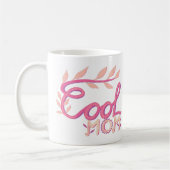 Rosa Coole Mama Handschrift Muttertag Kaffeetasse (Links)