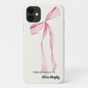 Rosa Coquette Aquarelltongehäuse Case-Mate iPhone Hülle