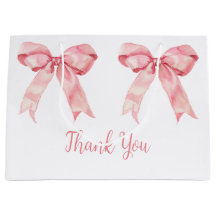 Rosa Coquette Bow Babydusche
