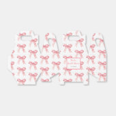 Rosa Coquette Bow Brautparty Geschenkschachtel (Ungefaltet)