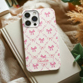 Rosa Coquette Bow iPhone Hülle