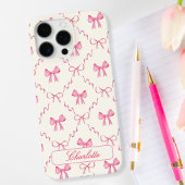 Rosa Coquette Bow iPhone Hülle