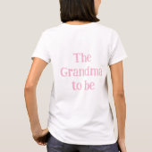 Rosa Coquette Bow Oma zum T - Shirt (Rückseite)