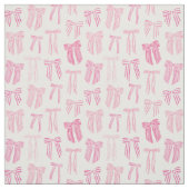 Rosa Coquette-Buchsen auf Sahne Stoff (Muster)