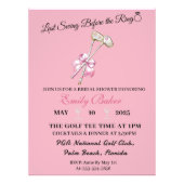 Rosa Coquette Golf "Letztes Schwingen vor dem Ring Fotodruck (Vorne)