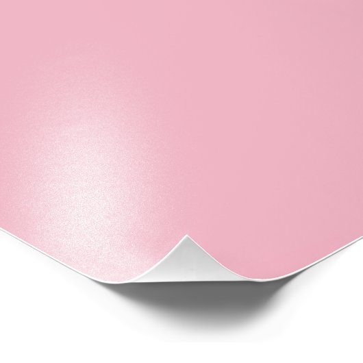 Rosa Coquette Golf "Letztes Schwingen vor dem Ring Fotodruck (Ecke)