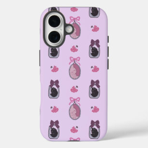 Rosa Coquette Kat iPhone 16 Fall Hülle
