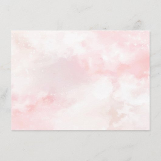 Rosa Coquette Nurse Abschluss Danke Karte (Rückseite)